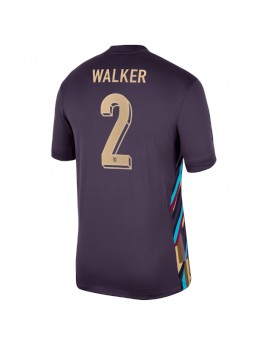 England Kyle Walker #2 Auswärtstrikot EM 2024 Kurzarm